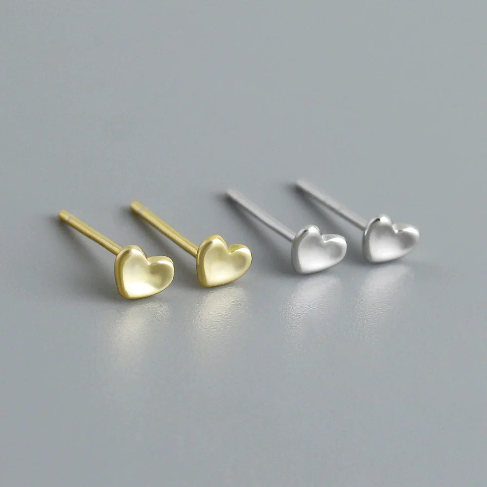 Women's S925 Sterling Silver Heart Earrings 