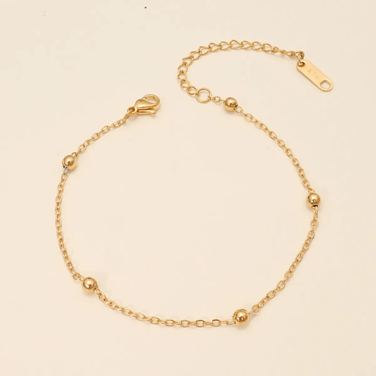 Geometric 316L Stainless Steel 18K Gold Plated Bracelets 