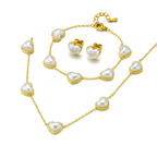 Luxe White Heart Set