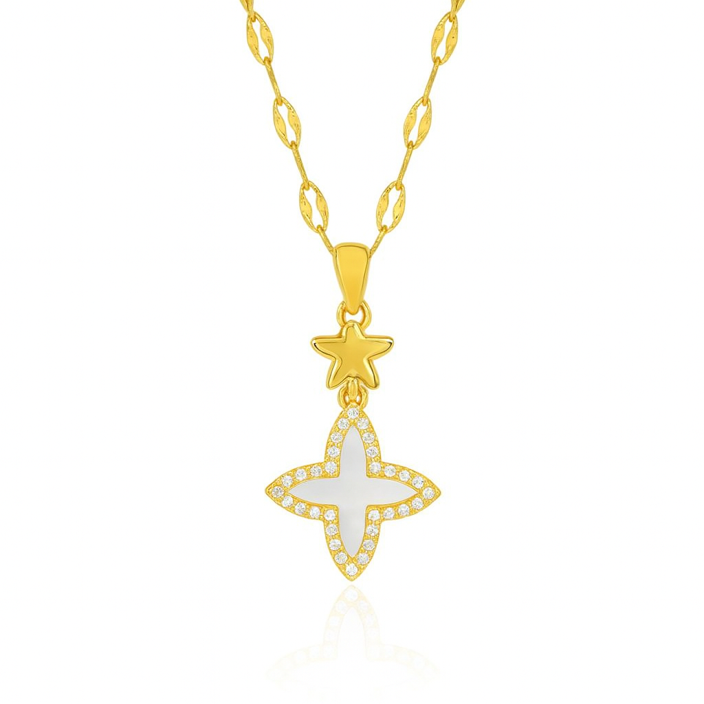 Falling Star Duo Necklace
