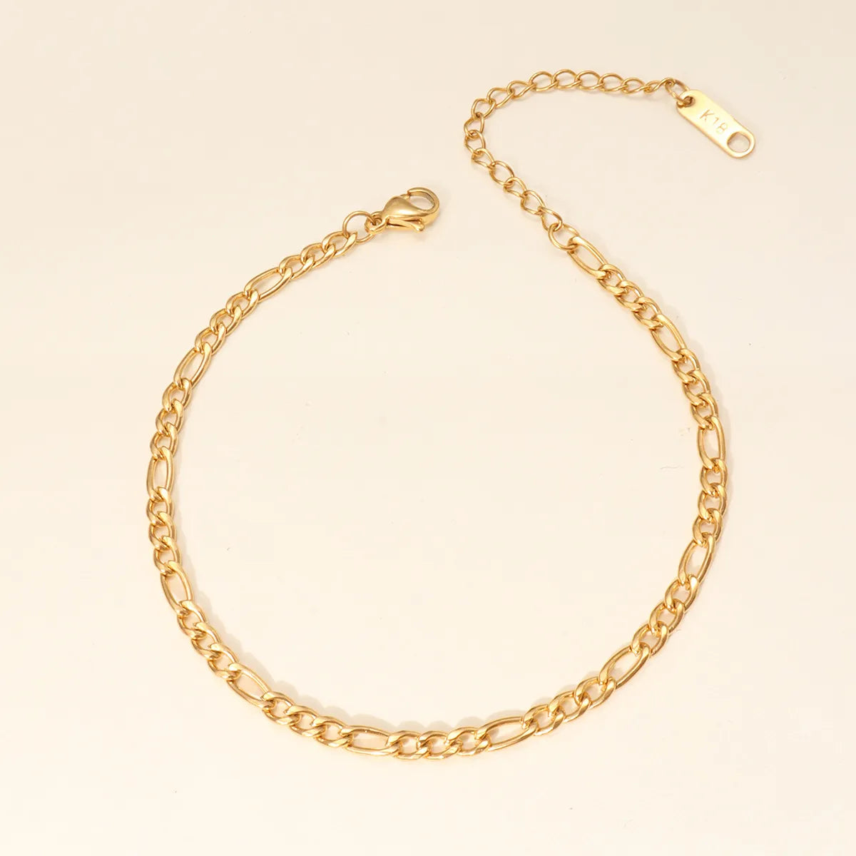 Geometric 316L Stainless Steel 18K Gold Plated Bracelets 
