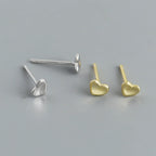 Women's S925 Sterling Silver Heart Earrings 