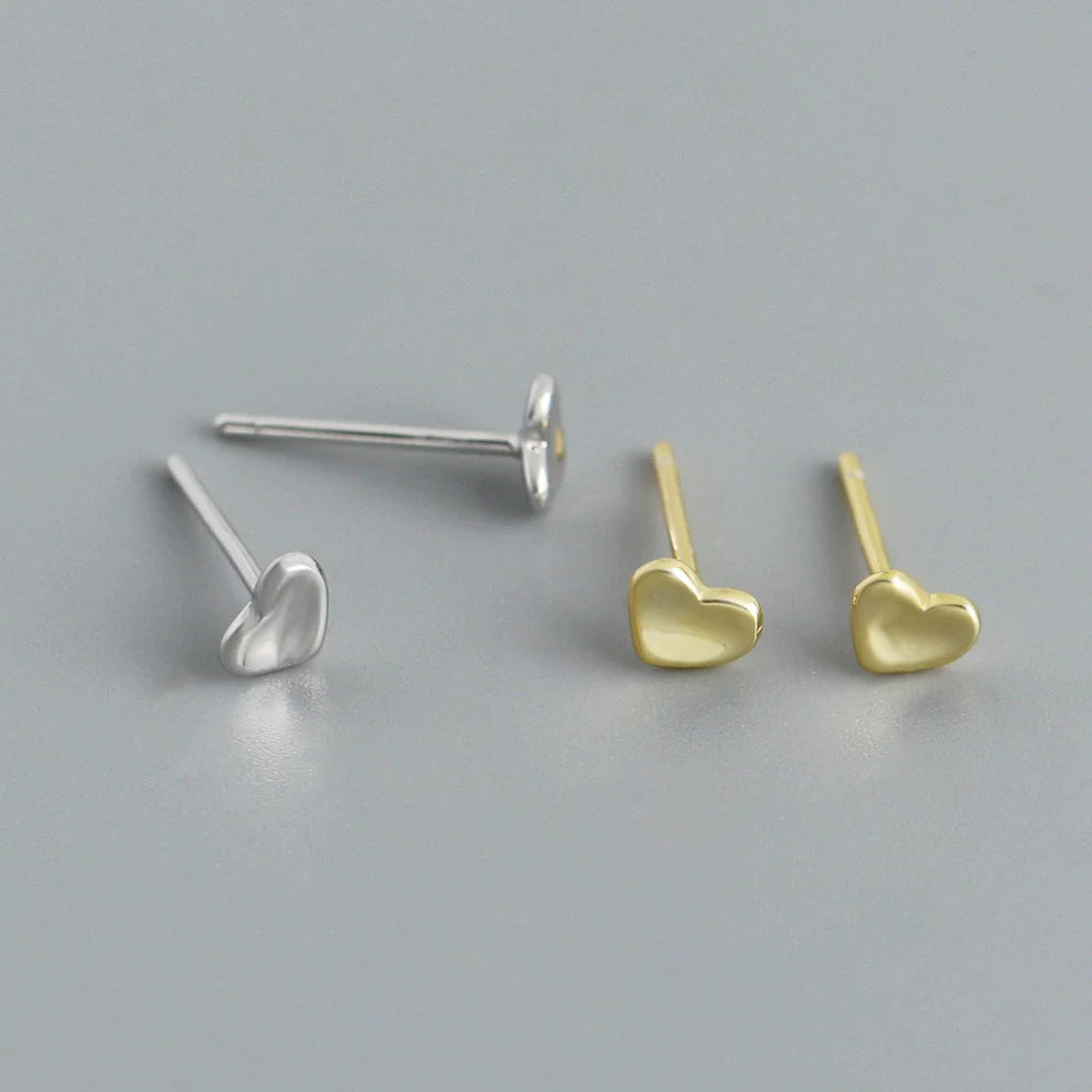 Women's S925 Sterling Silver Heart Earrings 