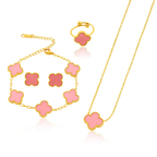 Four Leaf Clover Jewelry Set