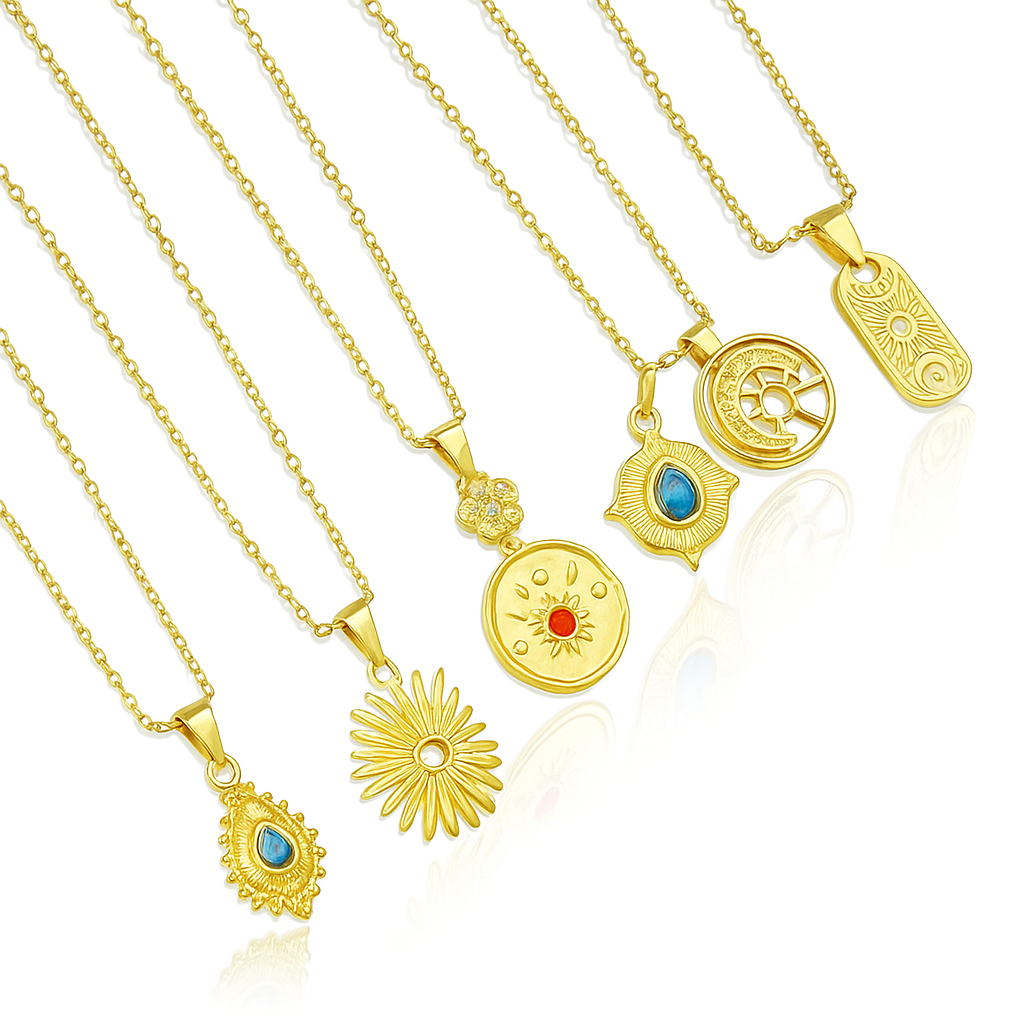 Gold Plated Water Drop Necklace