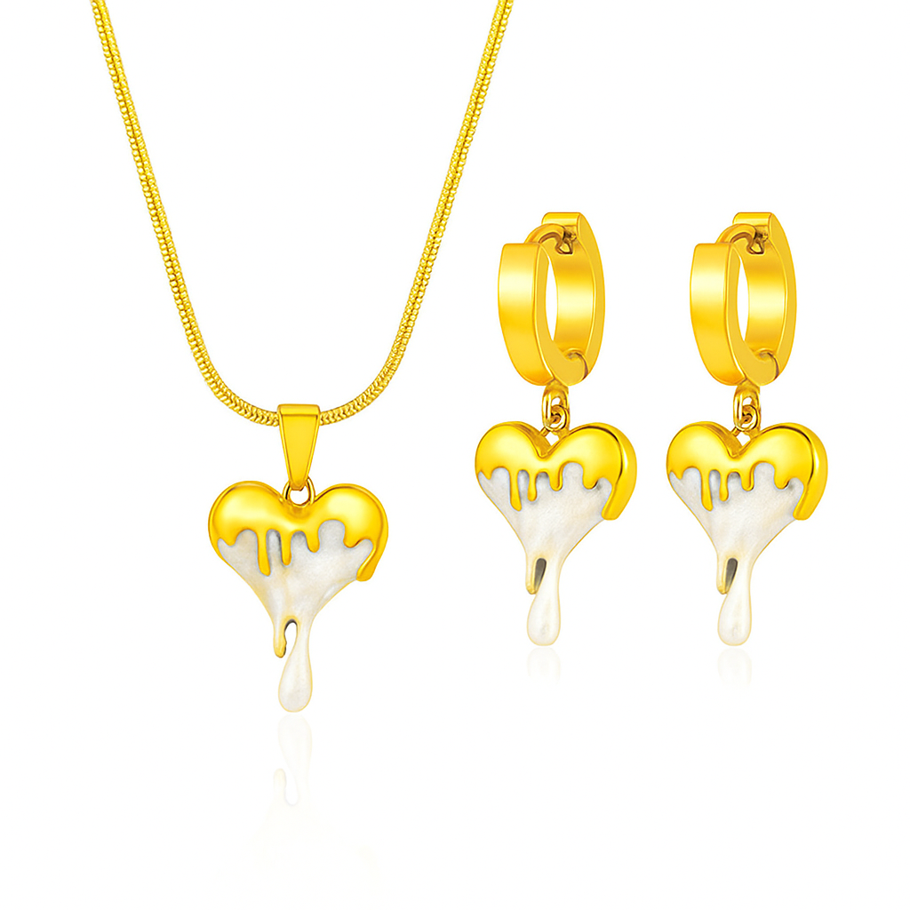 Minimalist Love Bells Jewelry Set