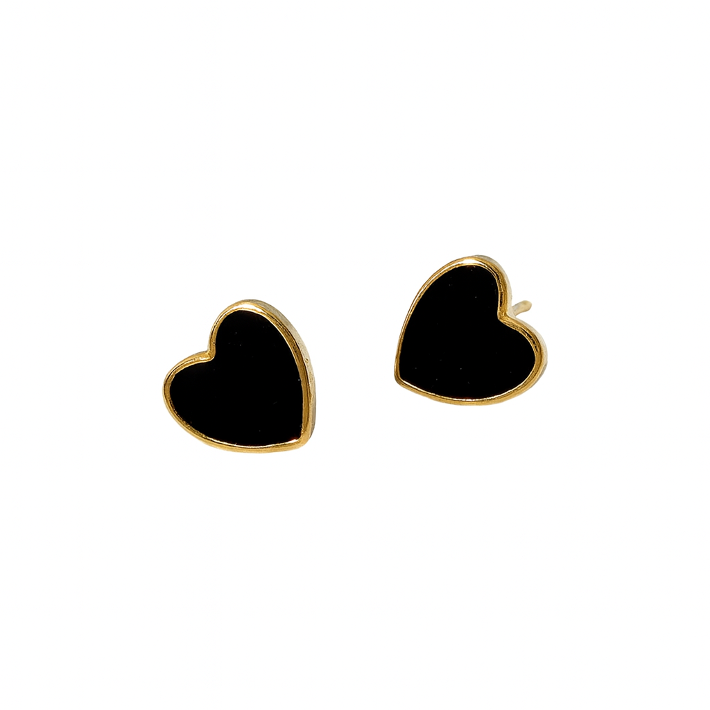 Love Heart Stud Earrings