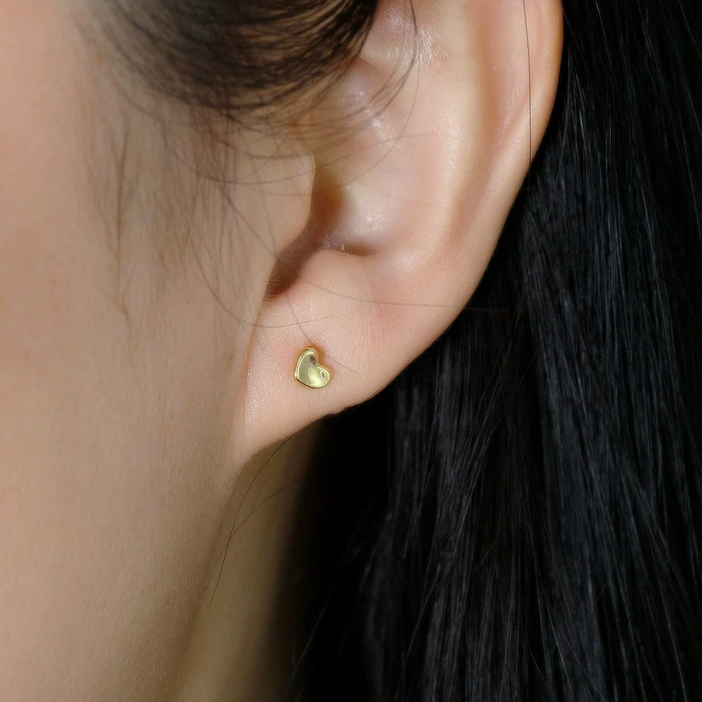 Women's S925 Sterling Silver Heart Earrings 