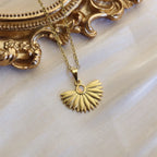 304 Stainless Steel 18K Gold Plated Water Droplets Necklace