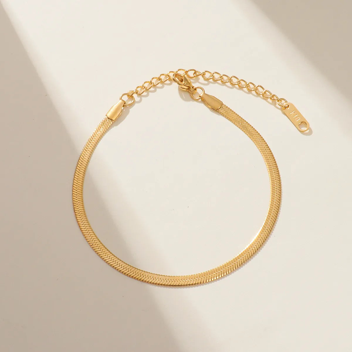 Geometric 316L Stainless Steel 18K Gold Plated Bracelets 