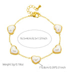 Luxe White Heart Set